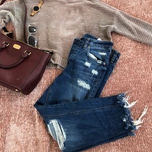 Distressed boyfriend Garage Jeans